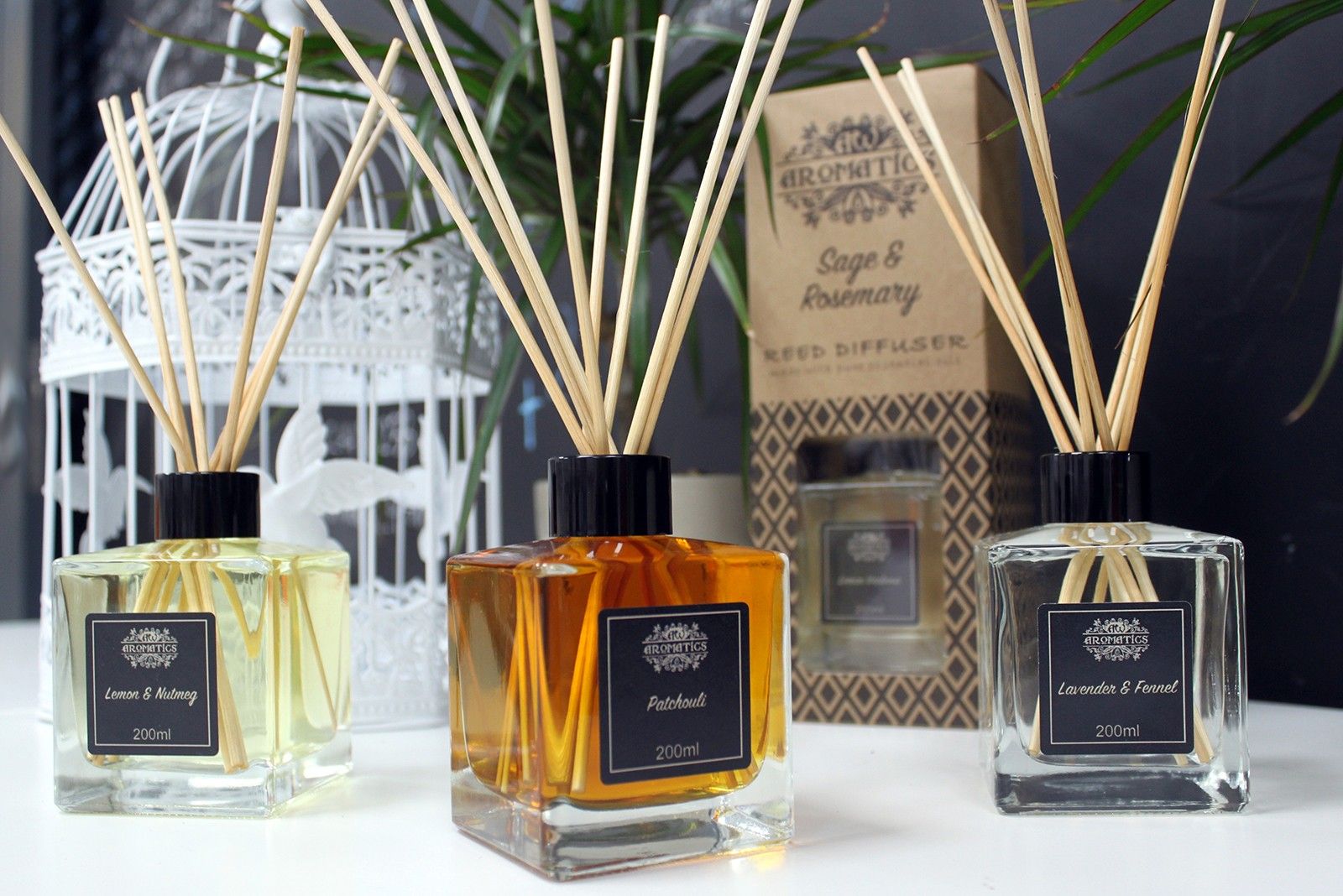 200ml Ylang Ylang and Mandarin Essential Oil Reed Diffuser