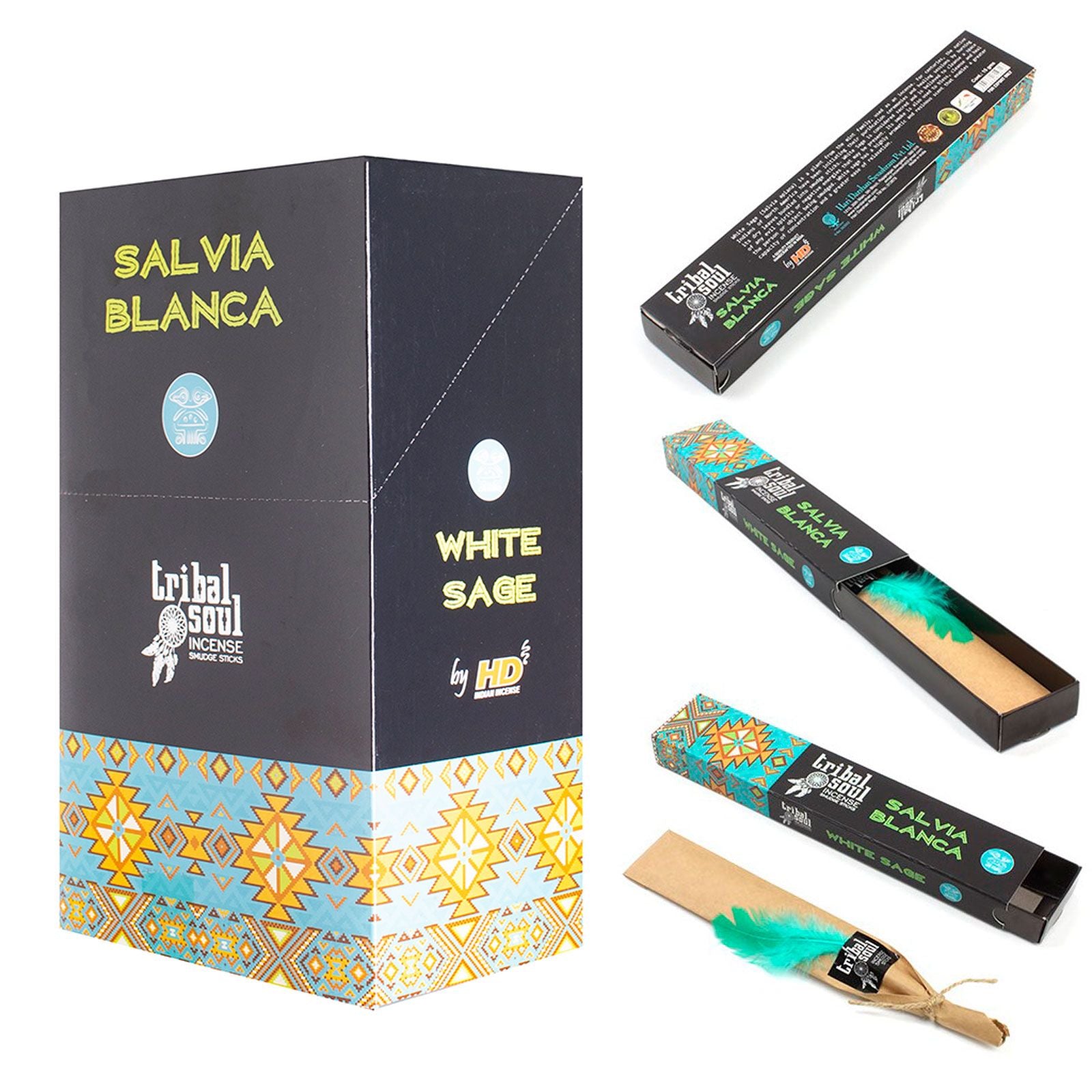 Tribal Soul Incense Sticks White Sage for Home Fragrance Use