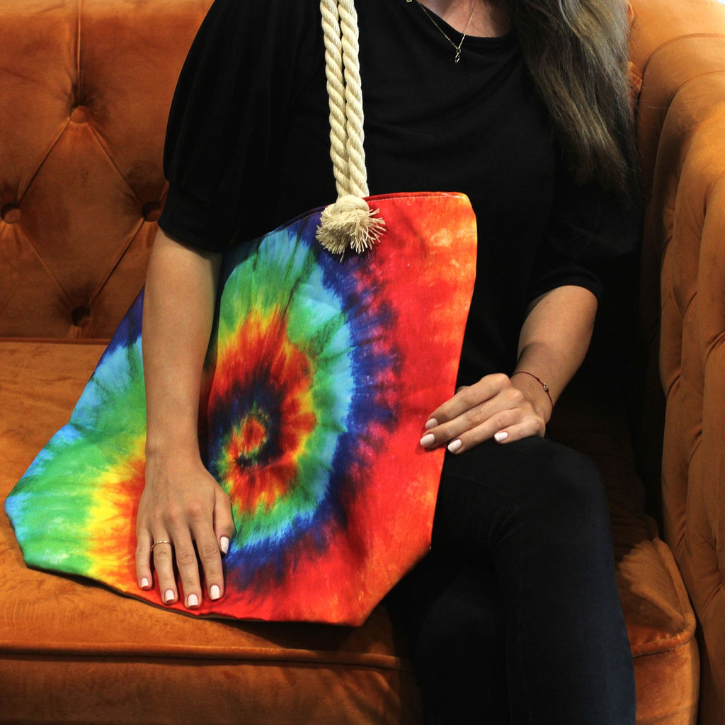 Psychedelic Splash Bag Sunburst Dream for Summer Adventures