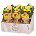 Soap Flower Two Sunflower Bouquet for Home Accent and Gifting