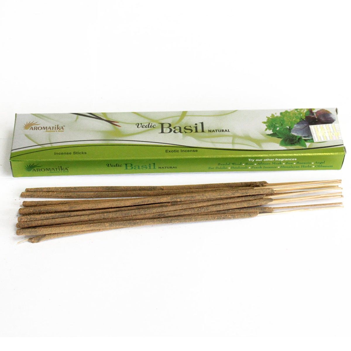 Vedic Incense Sticks Basil with Enchanting Fragrance for Home