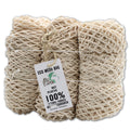 Pure Cotton Mesh Bag Natural for Eco Friendly Shopping Needs
