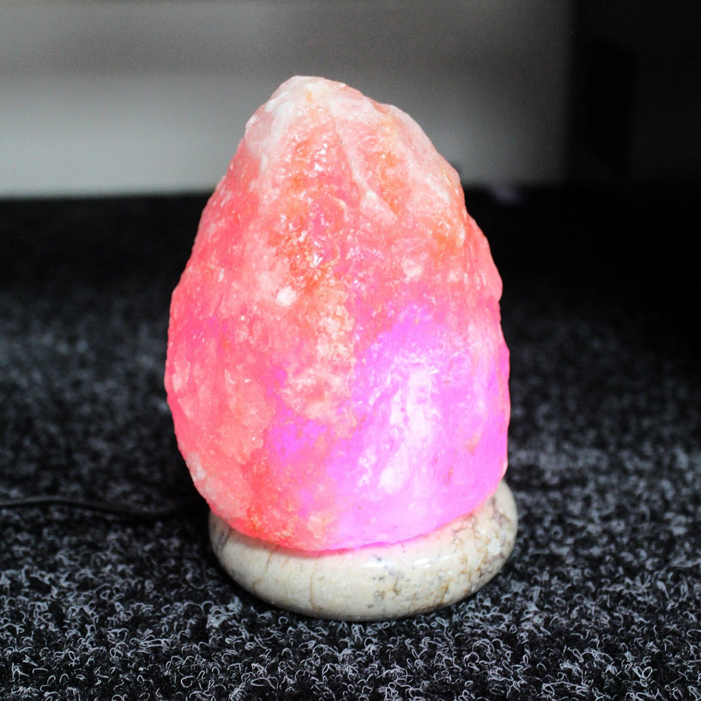 Quality USB Natural Salt Lamp 11.5 cm with Unique Colour Variants