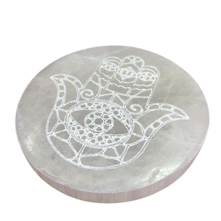 Medium Hamsa Charging Plate 10cm for Crystal Charging Decor