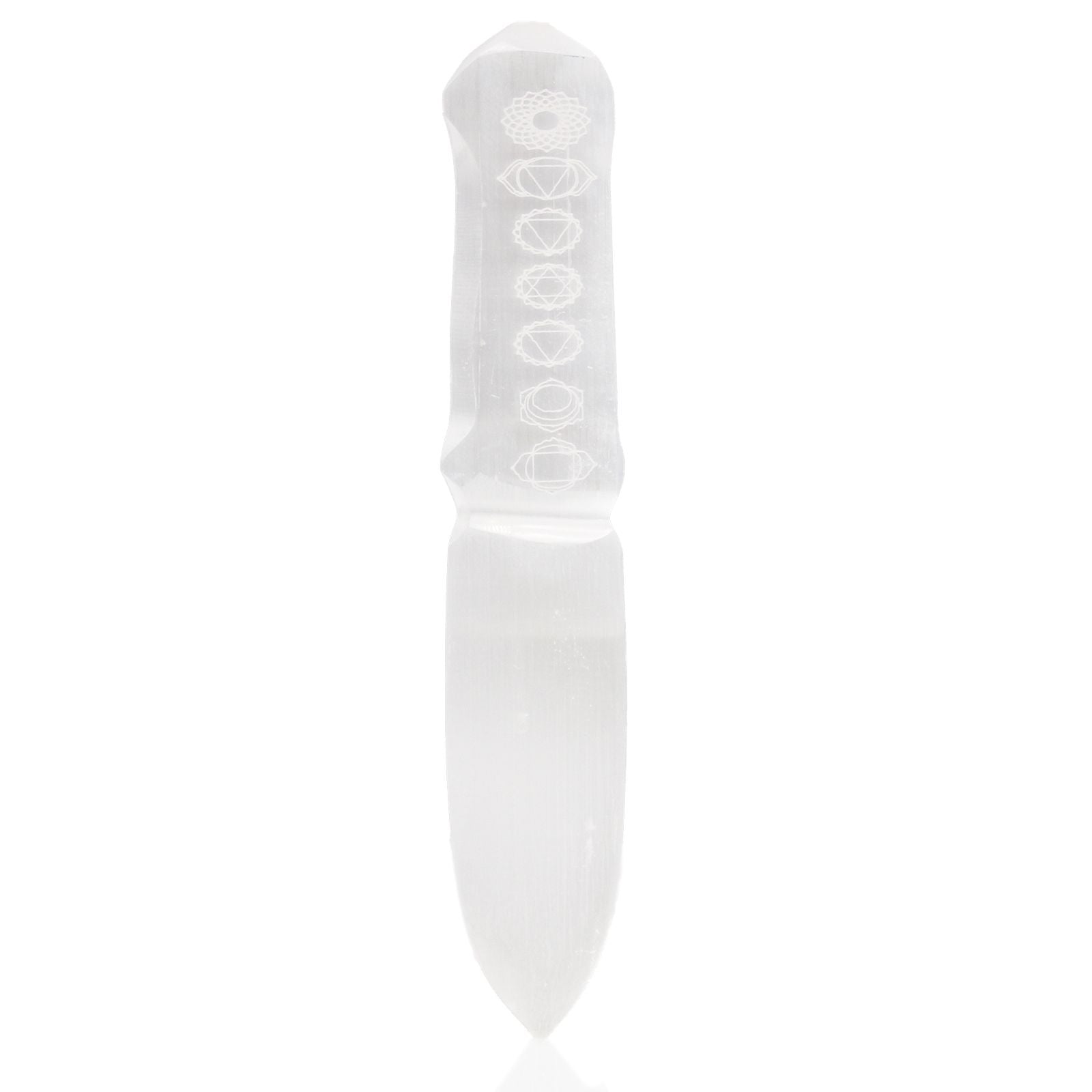 Selenite Ritual Knife for Chakra Cleansing and Energy Work Tool