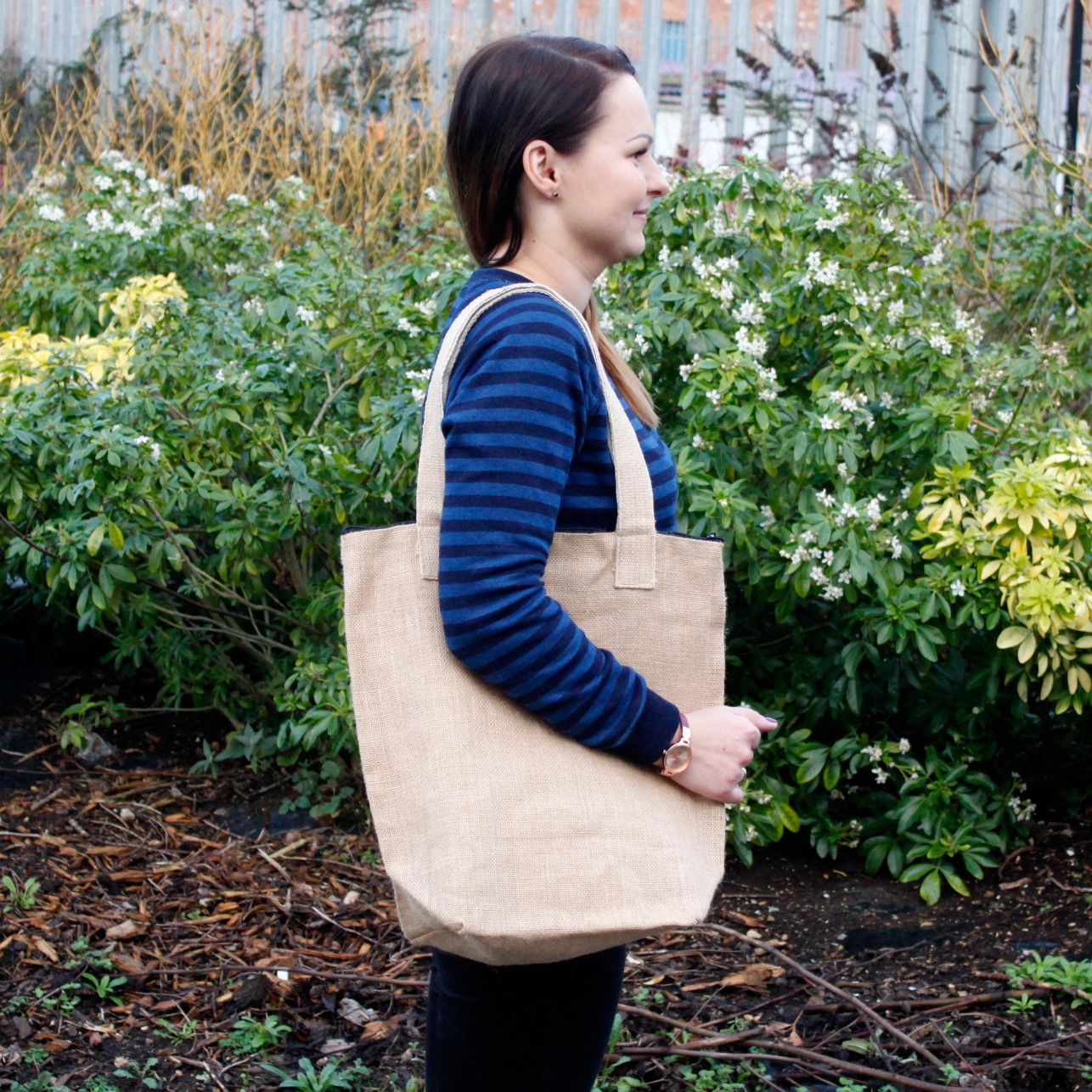 Eco Jute Bag Blank Design for Sustainable Shopping and Daily Use