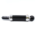 Hexagonal Black Agate Crystal Healing Wand 12cm for Display Use
