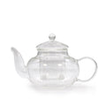 Glass Infuser Teapot with Round Pearl Design 400ml Capacity