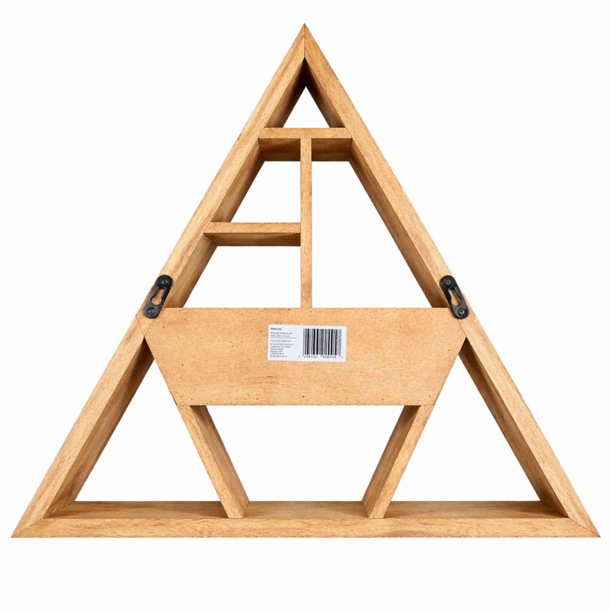 Triangle Shaped Wall Shelf with Drawer for Unique Home Décor