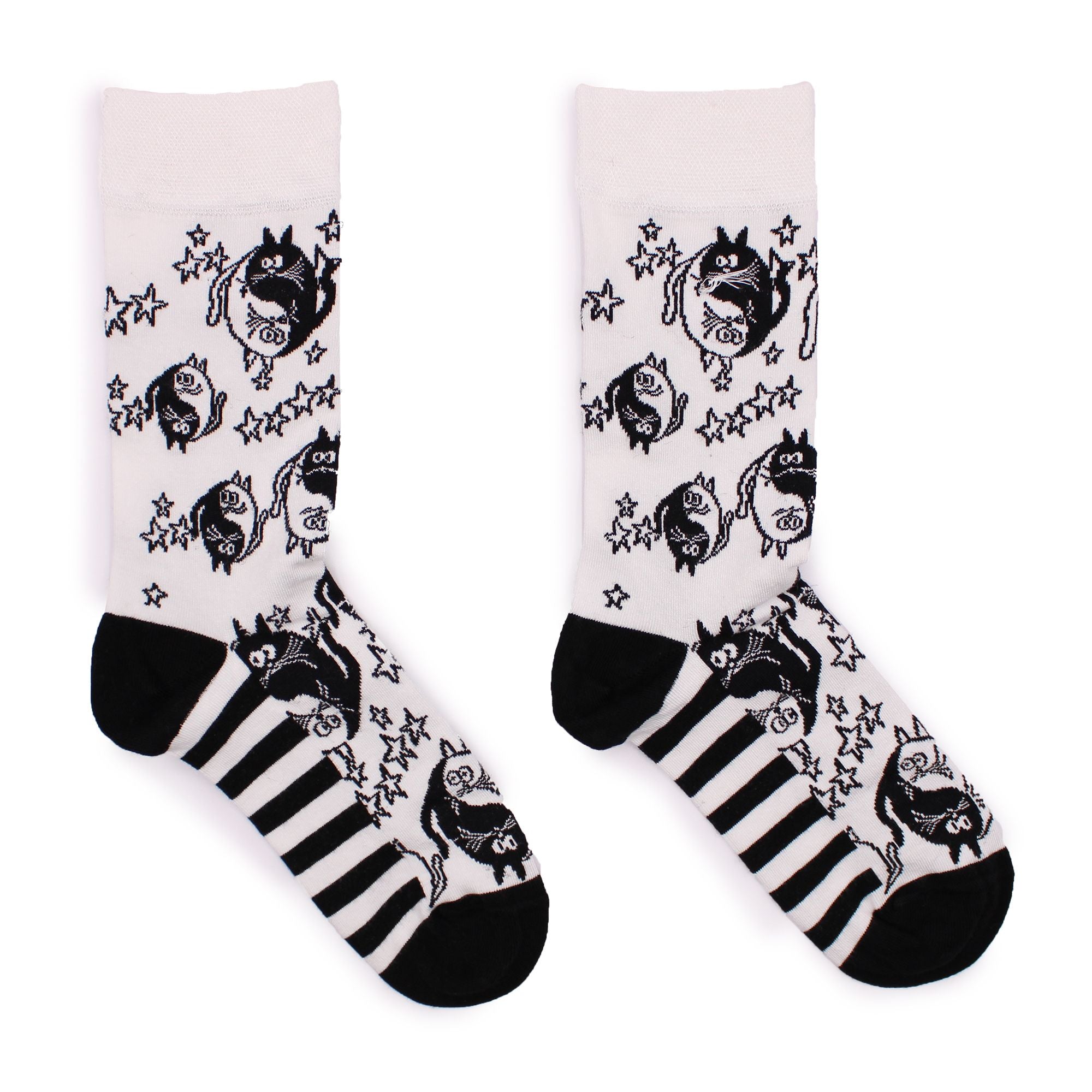 Hop Hare Bamboo Socks S/M Ying Yang Design for Ultimate Comfort