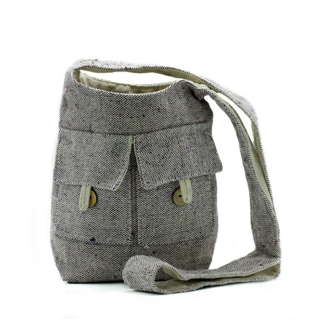 Natural Tones Two Pocket Bags in Soft Lavender for Daily Use