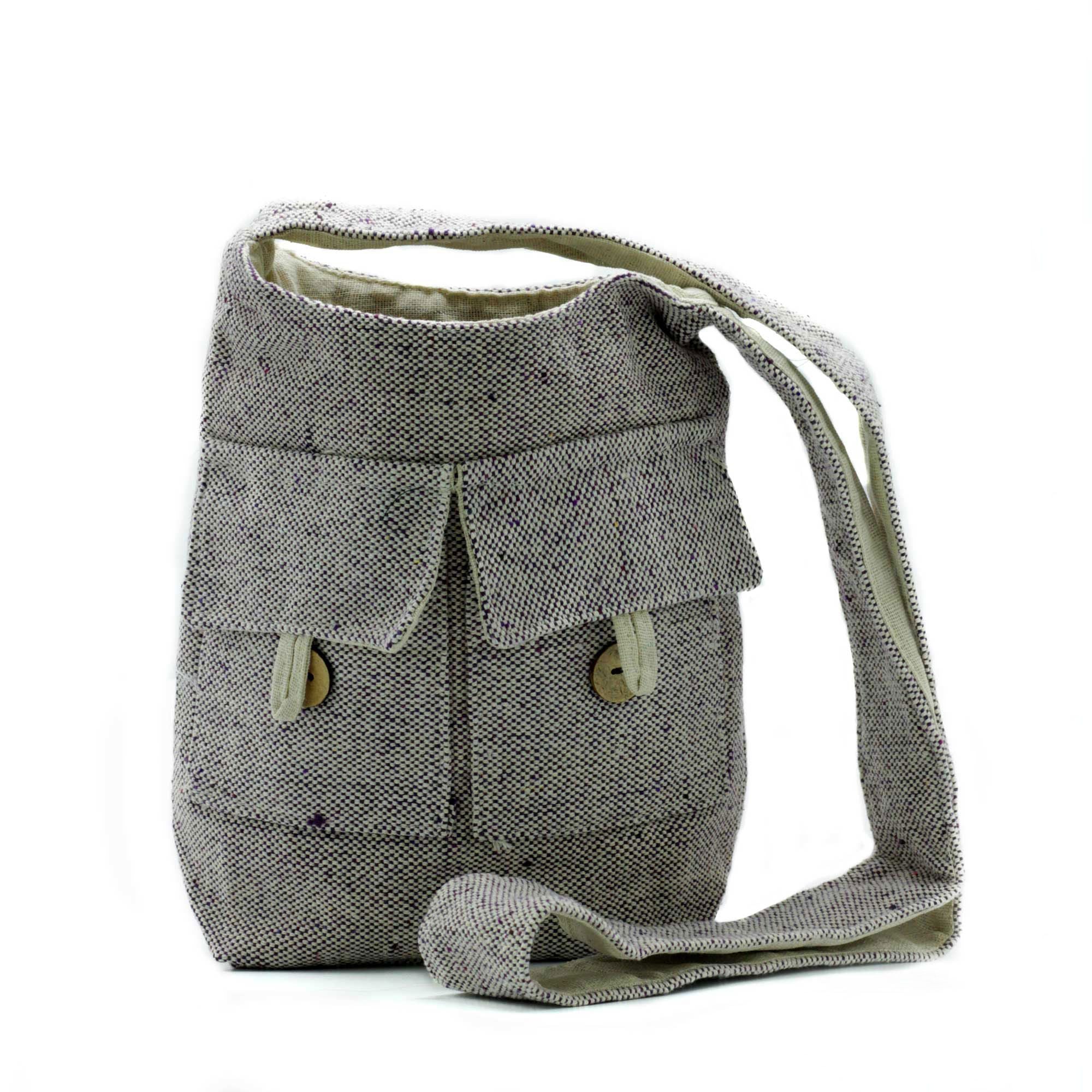 Natural Tones Two Pocket Bags in Soft Lavender for Daily Use
