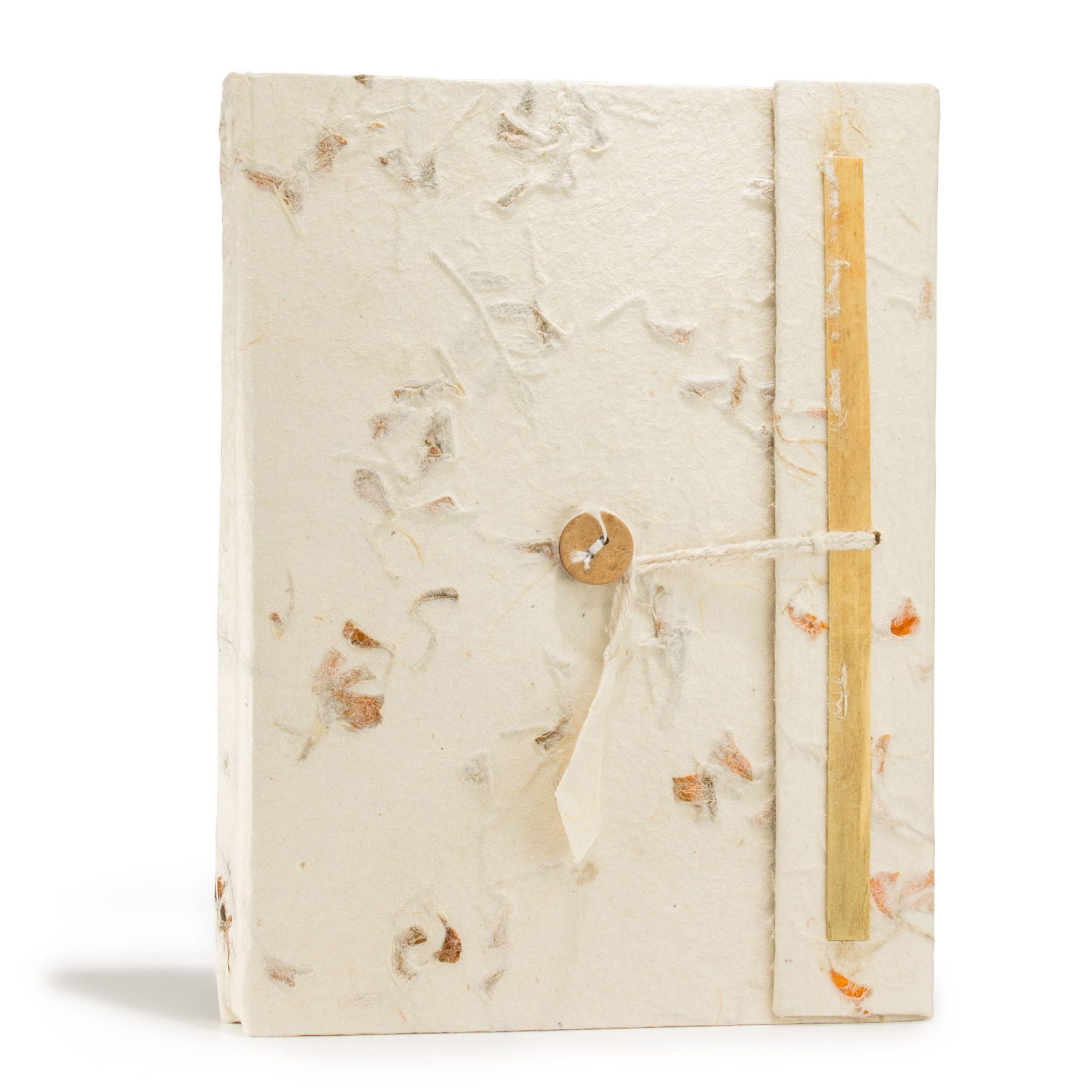 Lokta Mixed Flowers Notebook Large with Bookmark and 45 Leaves