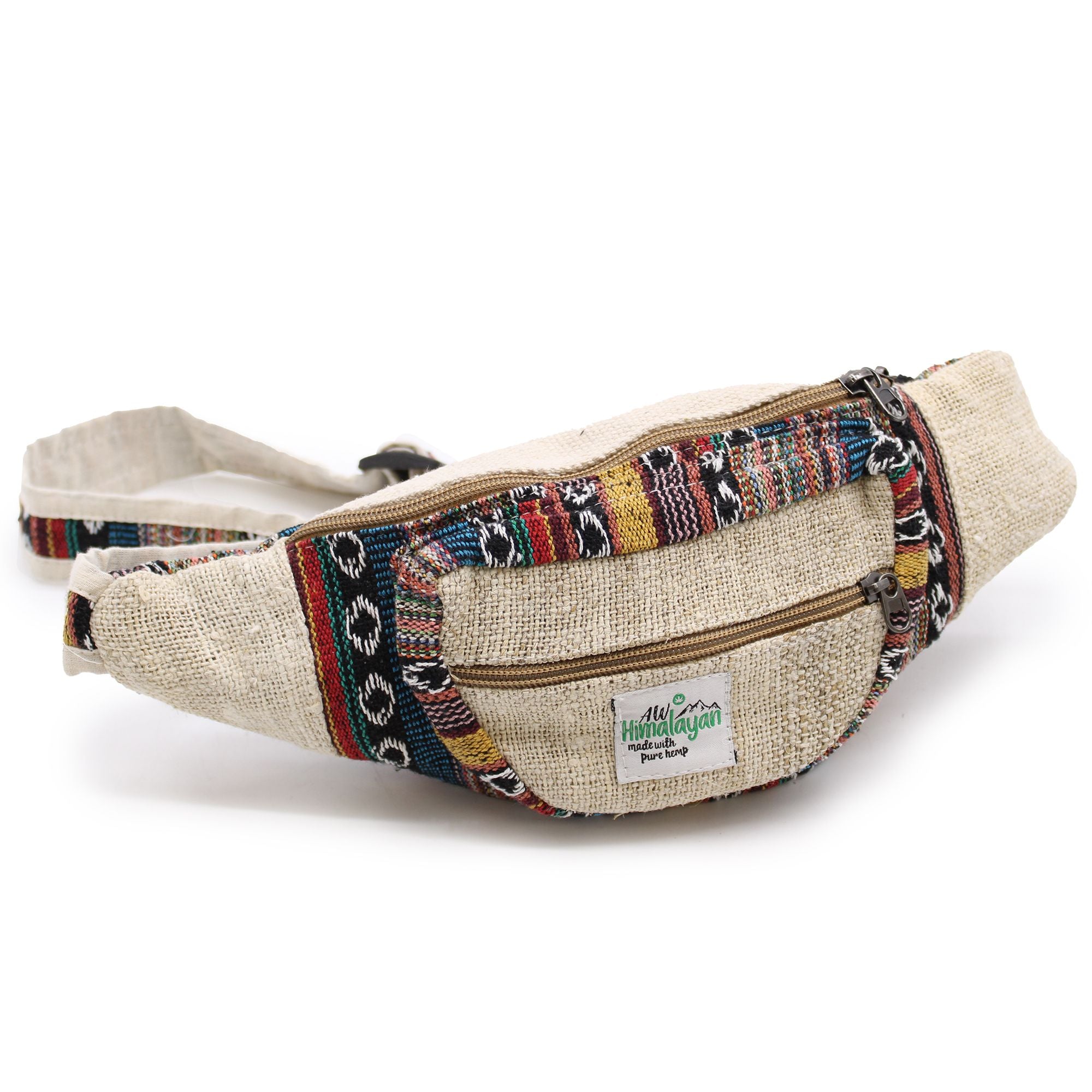 Bum Bag Hemp and Cotton in Assorted Colours for Everyday Use