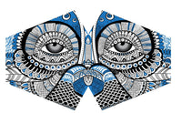 Reusable Poly-Cotton Face Mask with Filter Pocket – Mystical Owl (Adult)