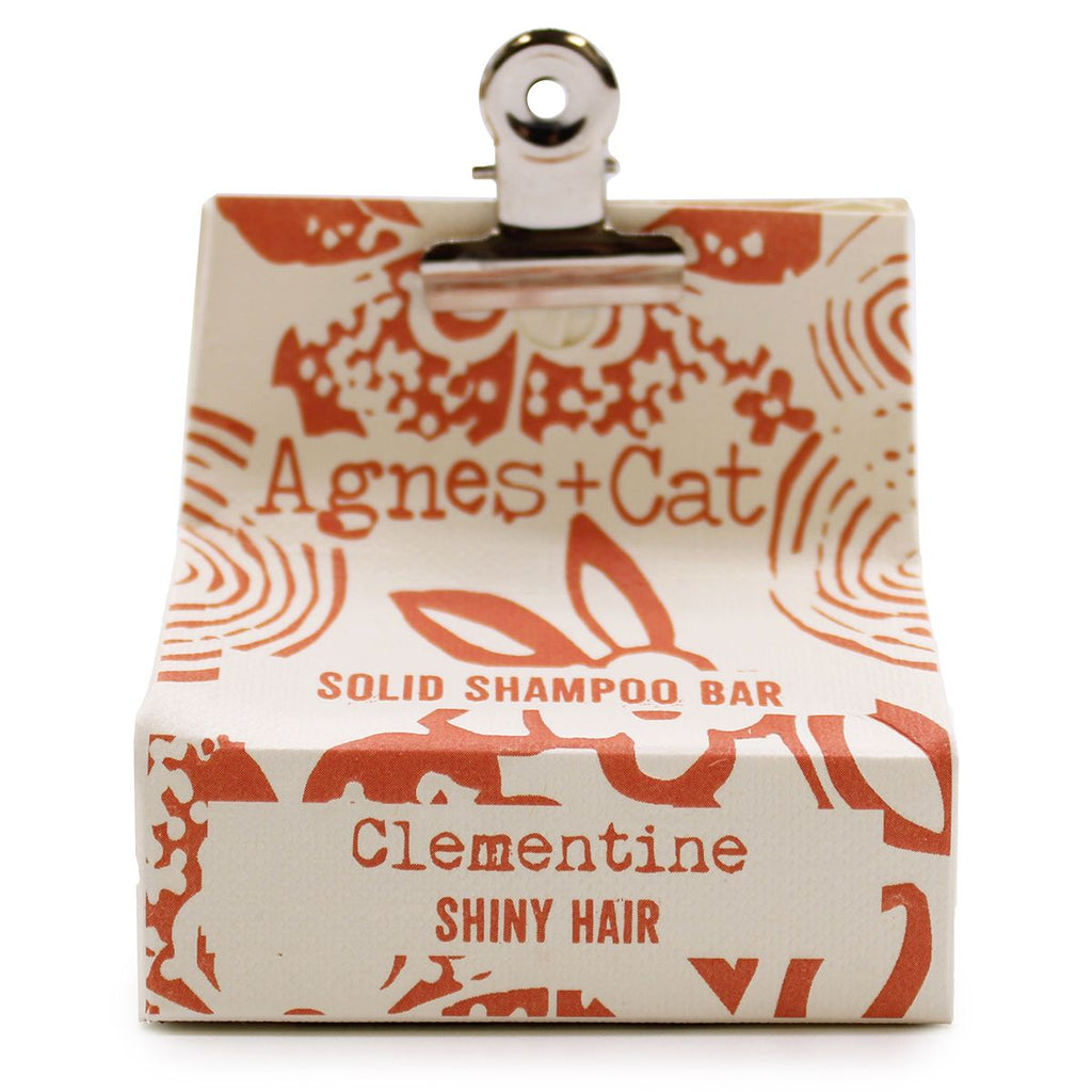 Agnes + Cat Clementine Solid Shampoo Bar for Radiant Hair Care