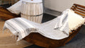 Hamman Spa Towel Charcoal 90x170cm for Luxurious Bathing