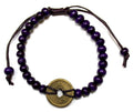 Good Luck Feng Shui Bracelets in Purple for Prosperity and Success