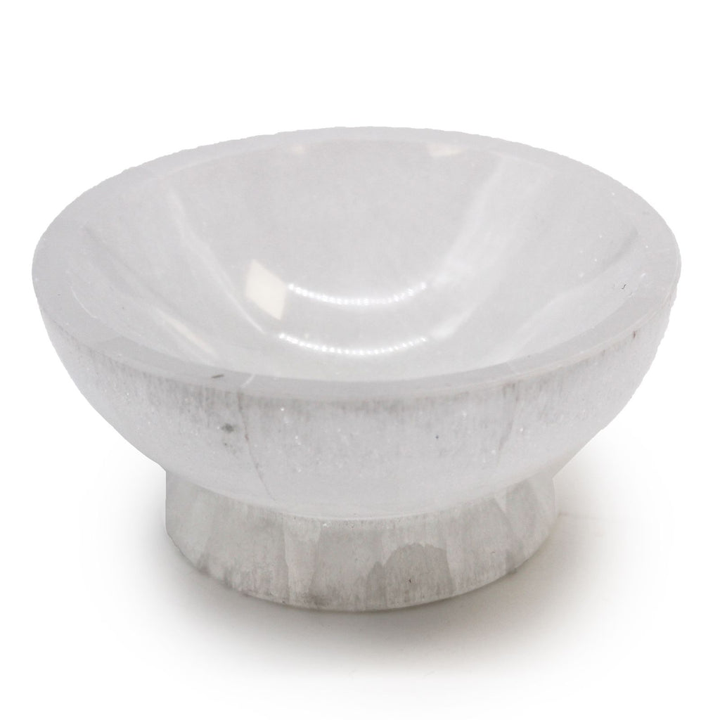 Selenite Ritual Bowl 10cm for Decorative and Spiritual Use