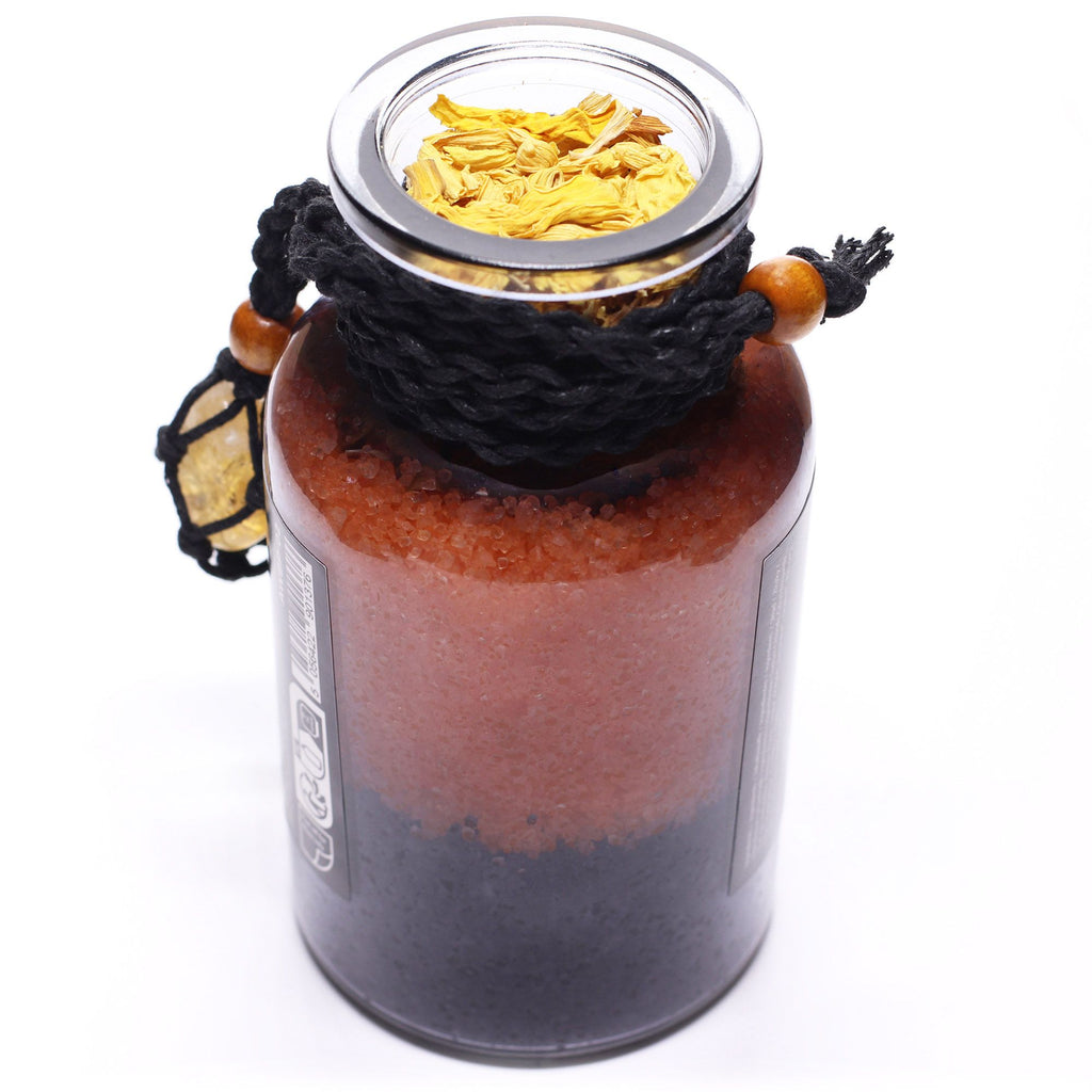 Ancient Witch Bath Spell Potion & Citrine Amulet for Success