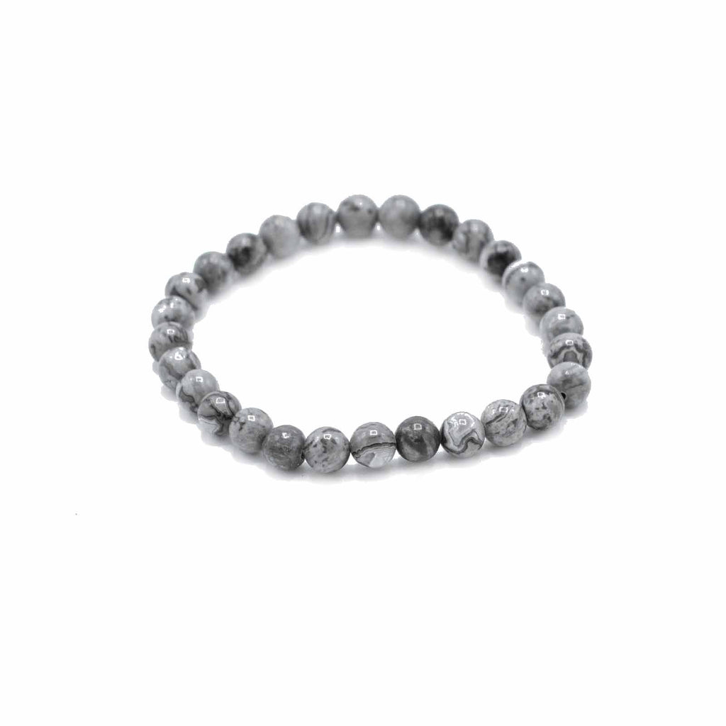 Gemstone Manifestation Bracelet with Map Stone for Prosperity