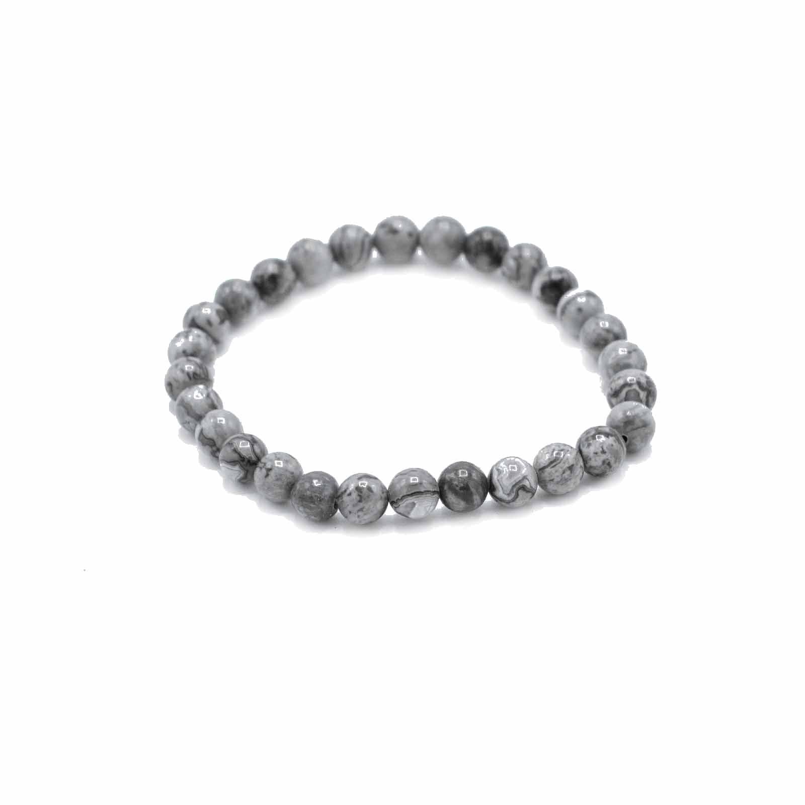 Gemstone Manifestation Bracelet with Map Stone for Prosperity