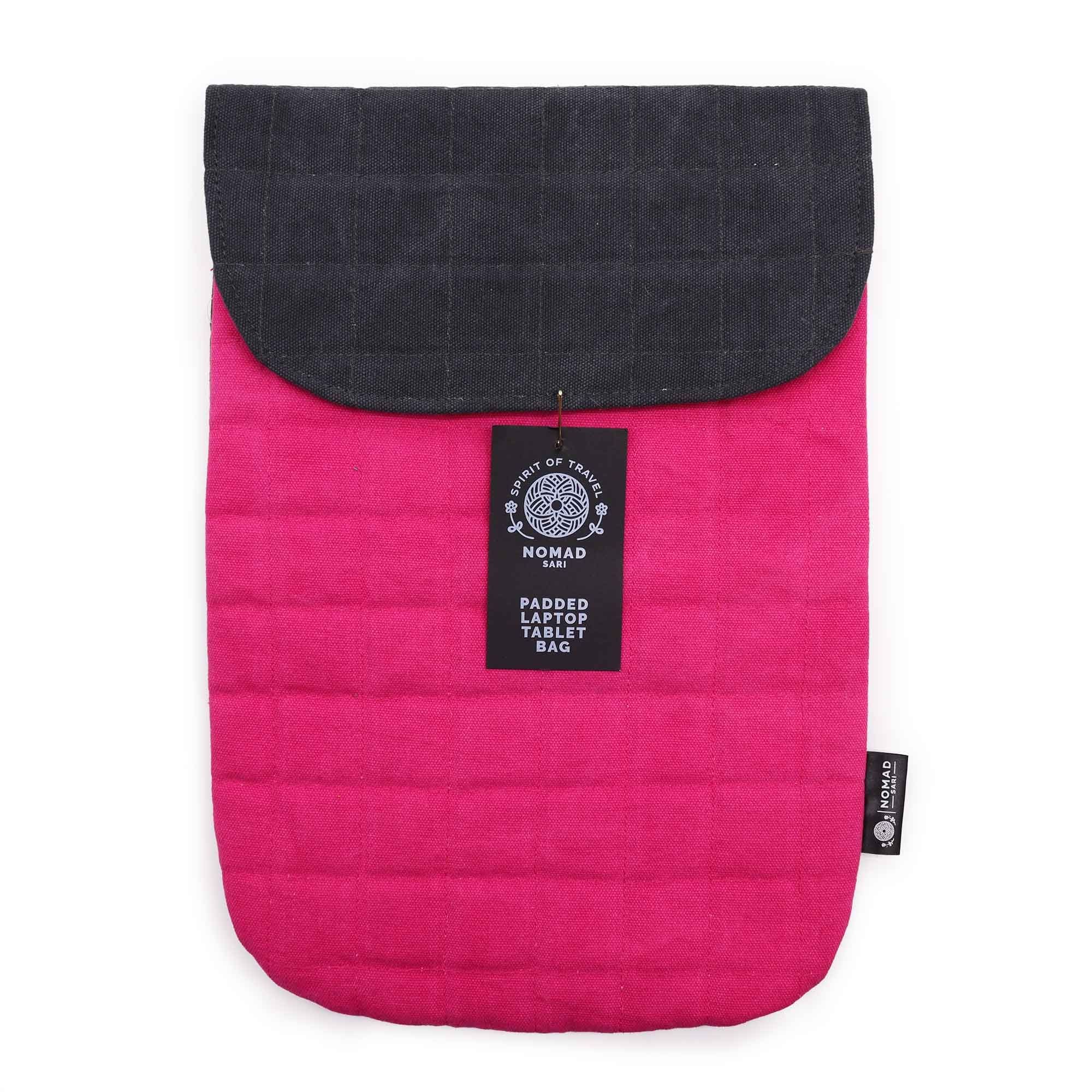 Shocking Pink Laptop Padded Pouch for Tech Protection and Style