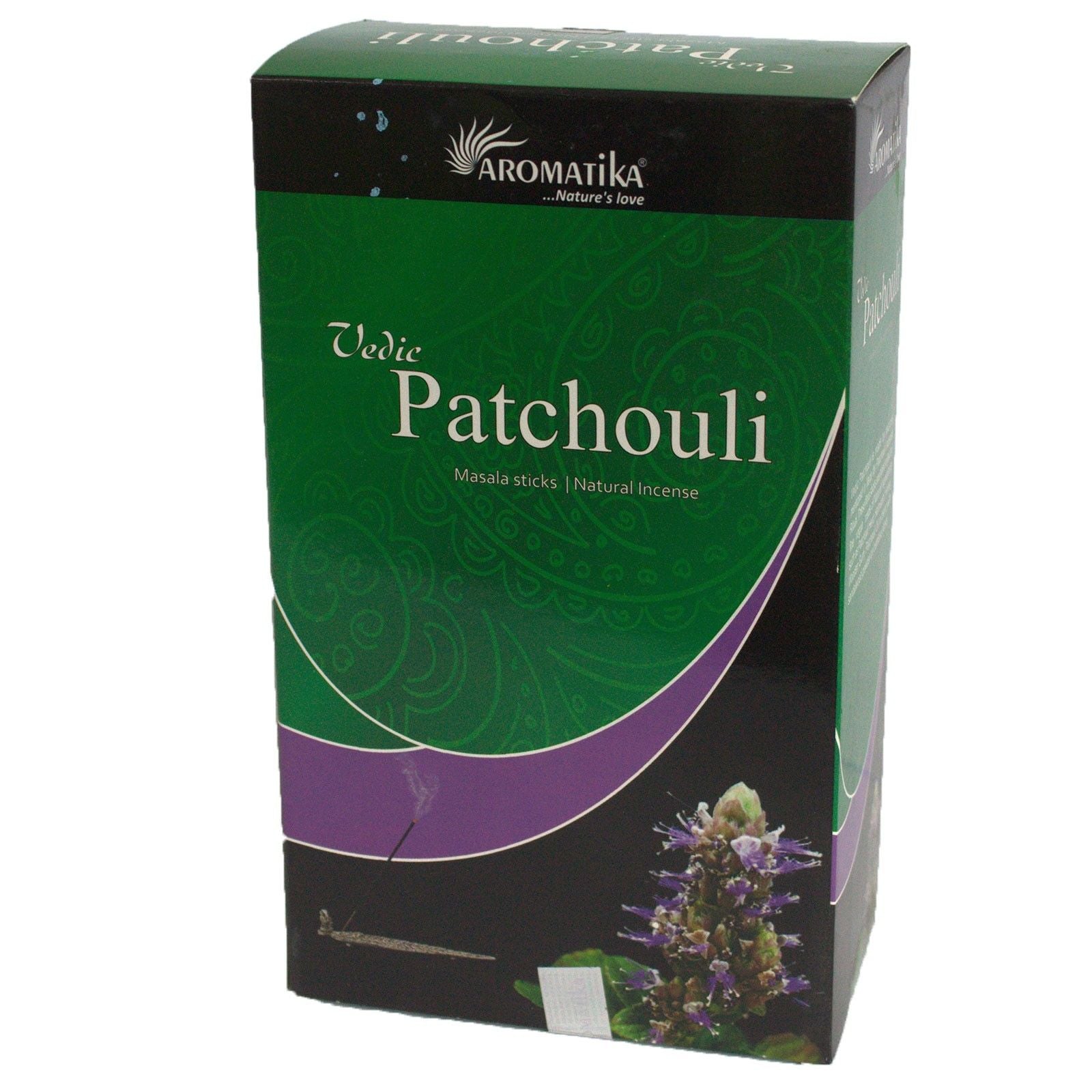 Vedic Incense Sticks Patchouli for Home Fragrance and Relaxation