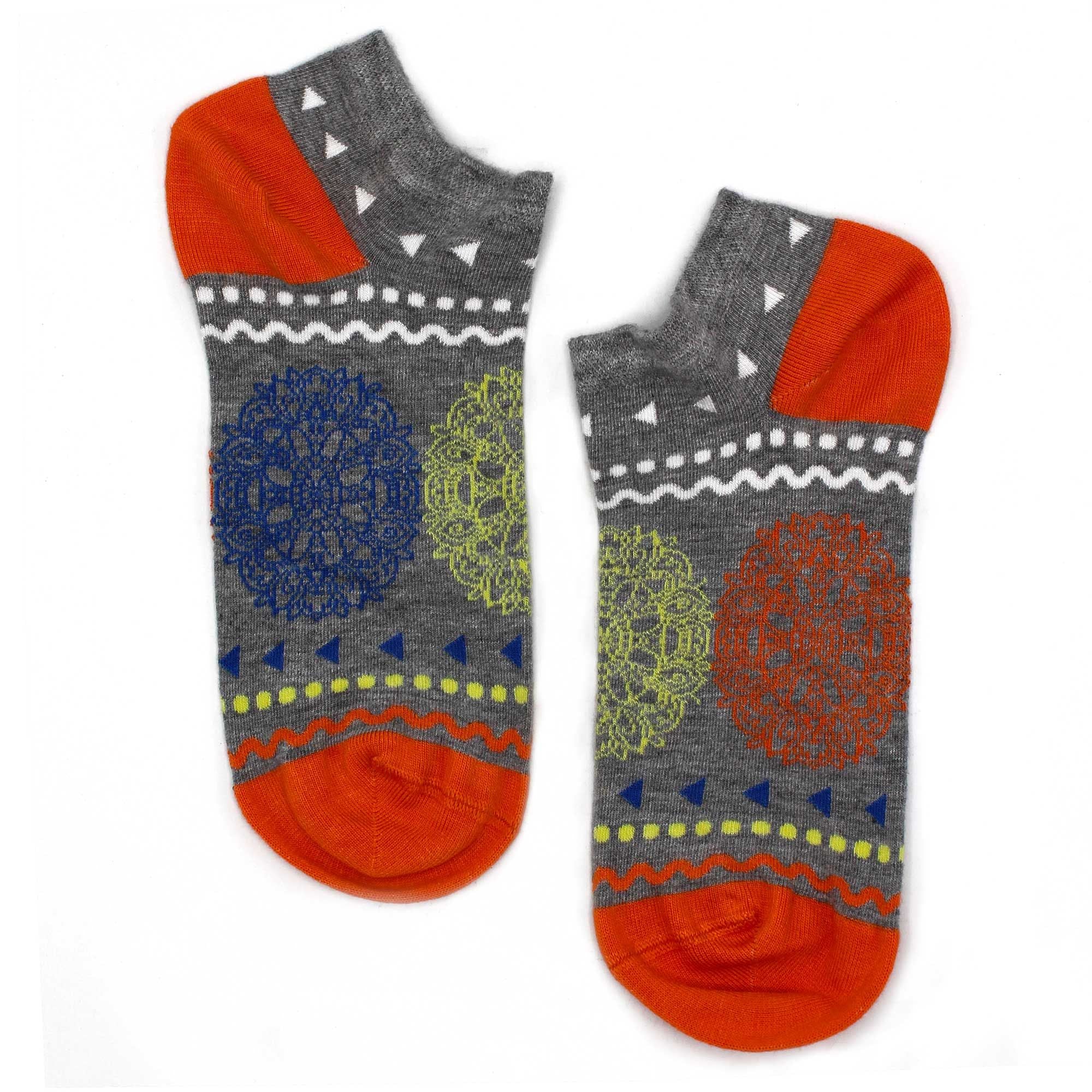 S/M Hop Hare Bamboo Socks Low Cut Flowers of Life Design for Comfort