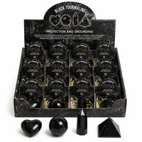 Four Gemstone Shapes - Black Tourmaline