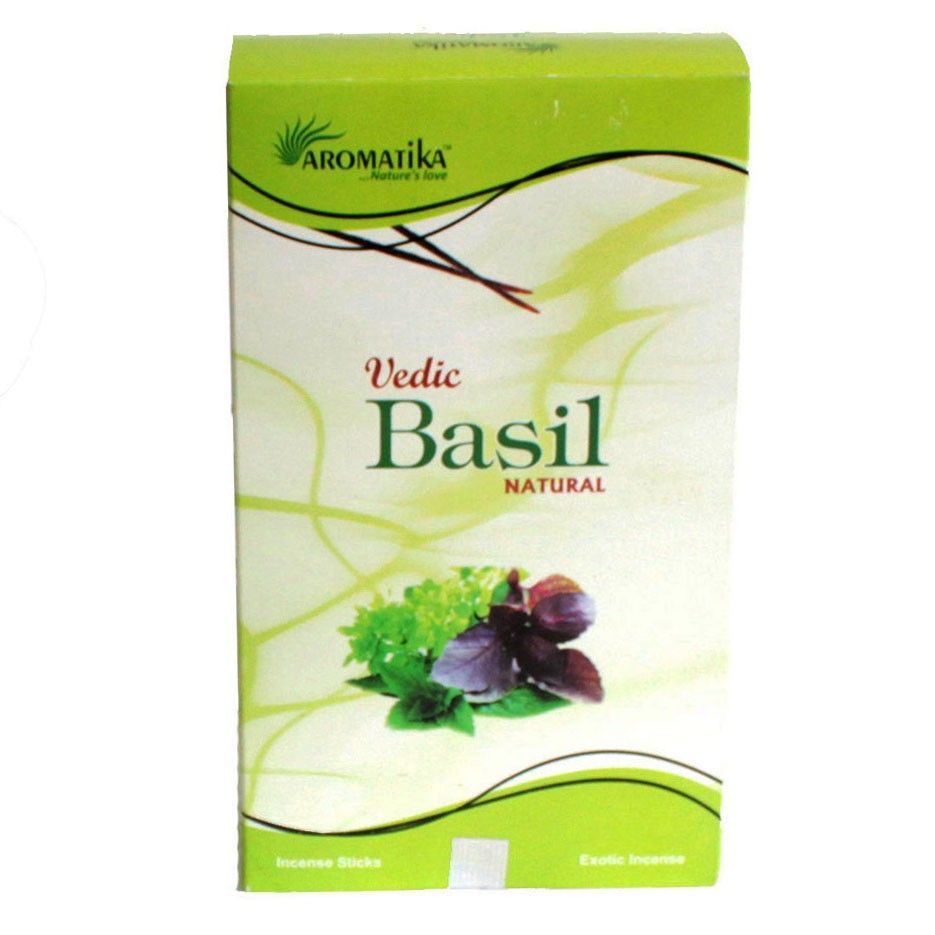 Vedic Incense Sticks Basil with Enchanting Fragrance for Home