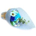 Standing Soap Flower Bouquet in Blue for a Luxurious Bath Experience
