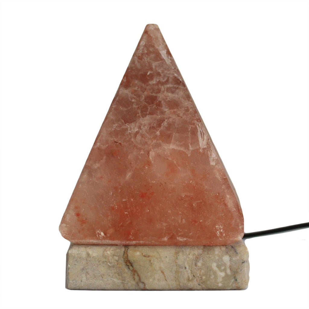 Quality USB Pyramid Salt Lamp 9 cm Unique Air Purifier for Home