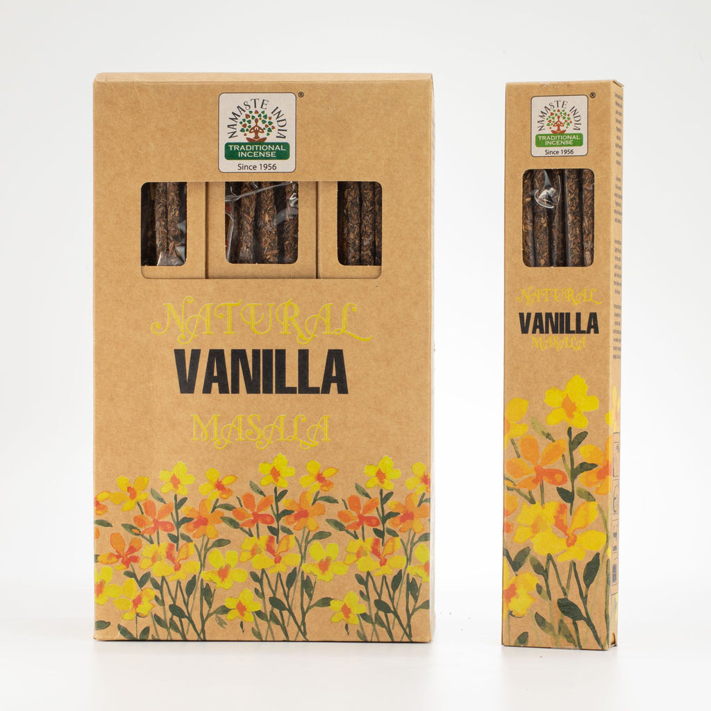 Natural Botanical Masala Incense Sticks with Vanilla Aroma