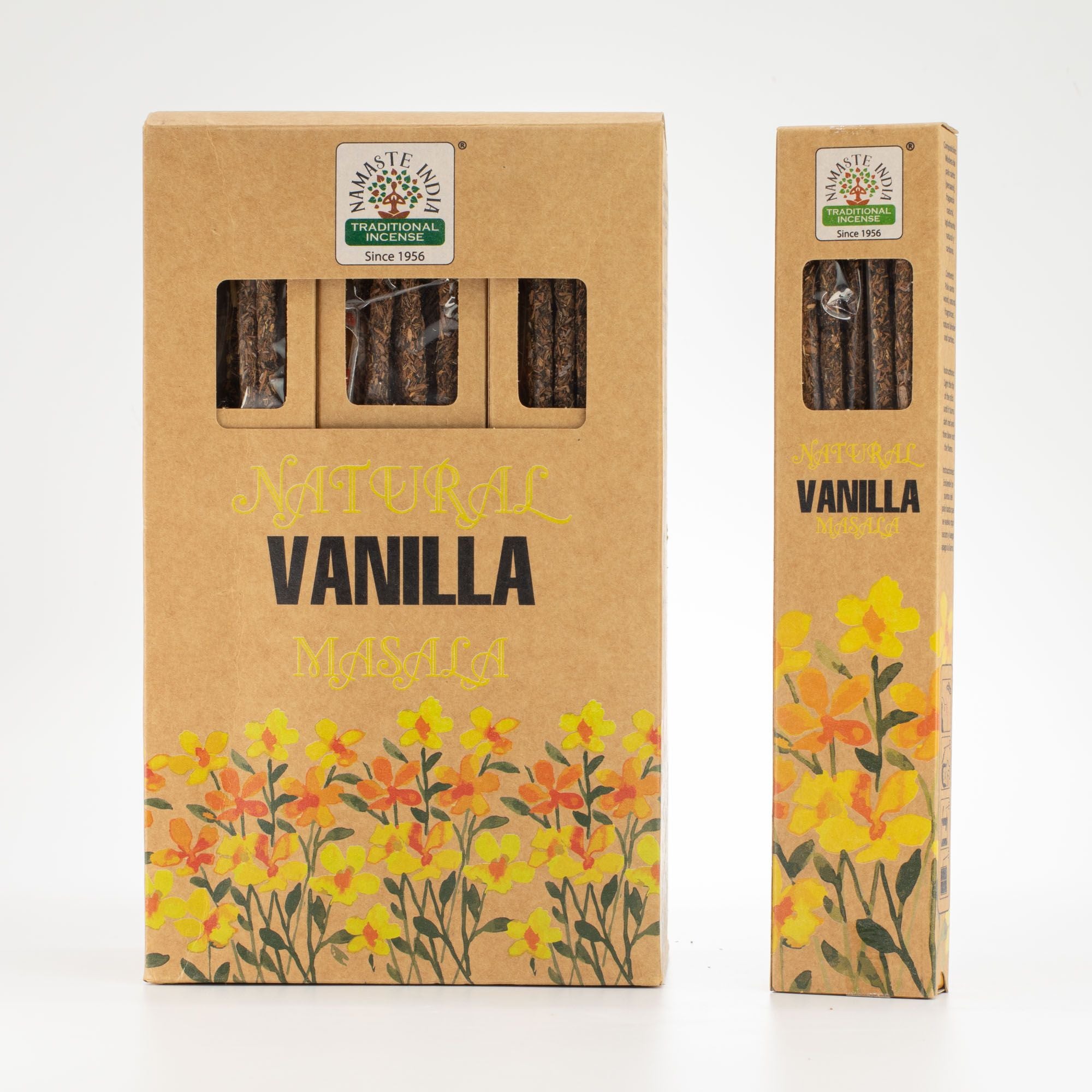 Natural Botanical Masala Incense Sticks with Vanilla Aroma