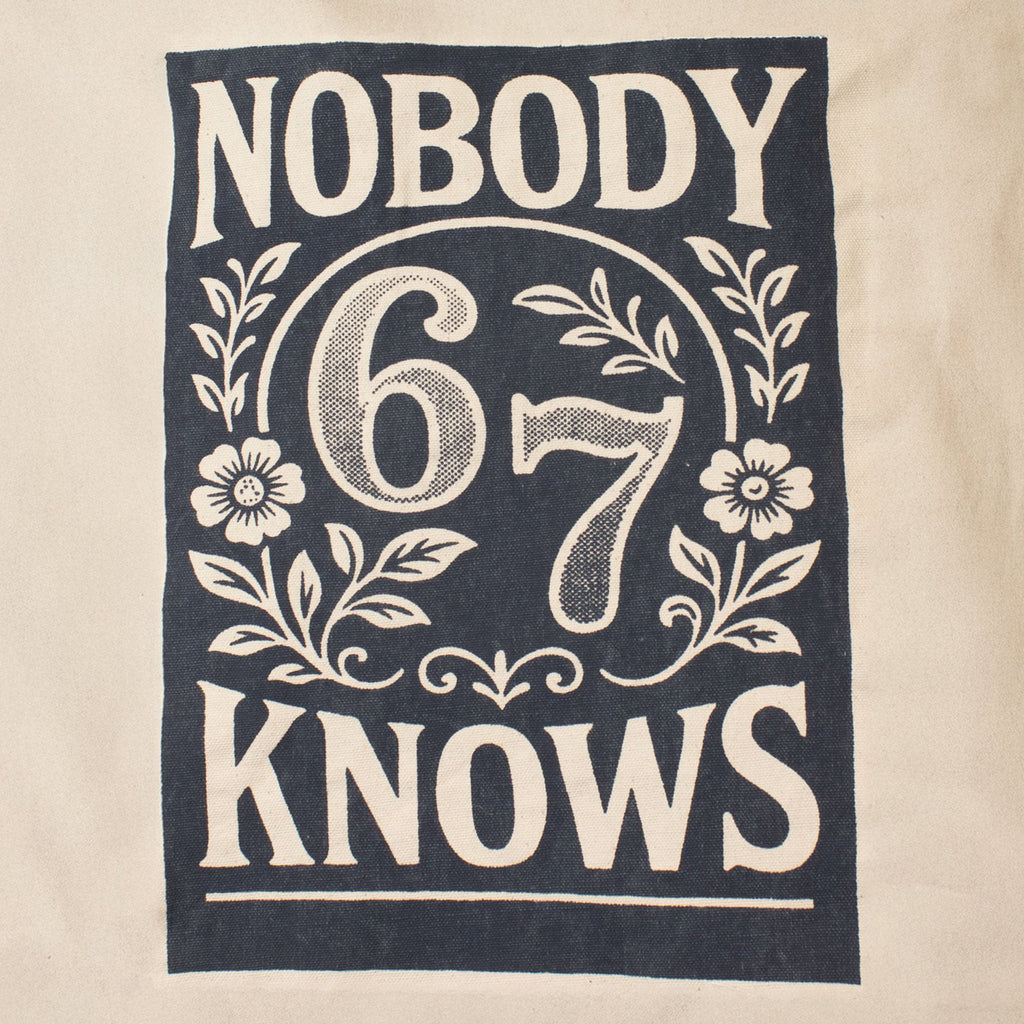 Nomad Sari Iconic Toni Tote Bag Nobody Knows 67 in Natural Colour