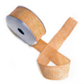 Natural Texture Ribbon 38mm x 20m in Vintage Orange for Gifts