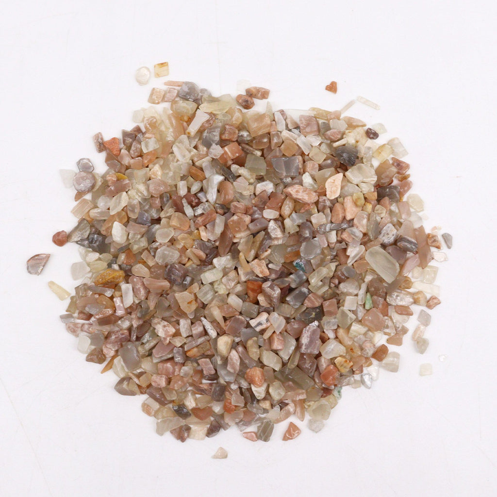 Moonstone Gemstone Chips Bulk 1KG for Crafting and Home Decor