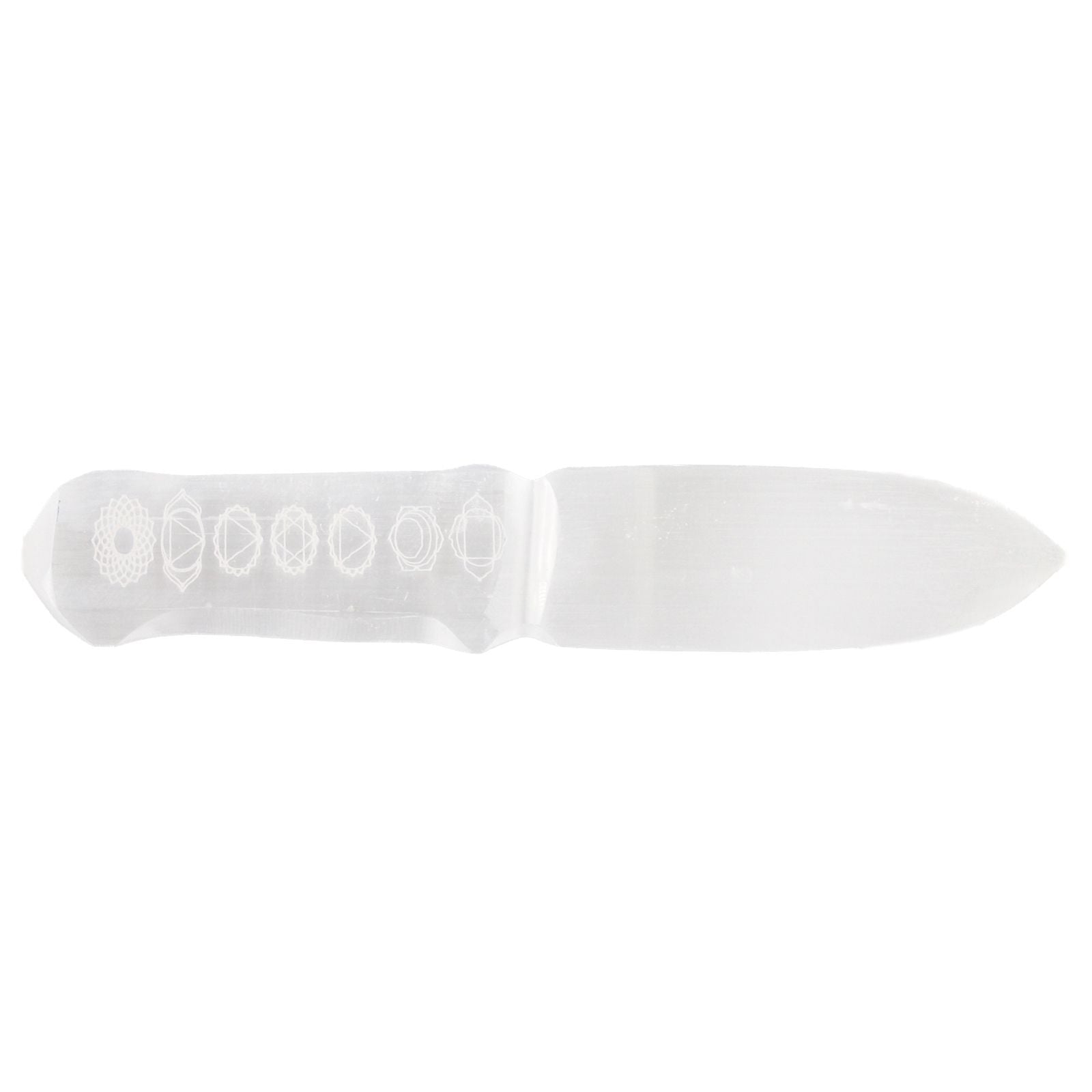 Selenite Ritual Knife for Chakra Cleansing and Energy Work Tool