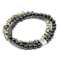 Magnetic Gemstone Bracelet Dalmation Jasper for Everyday Style