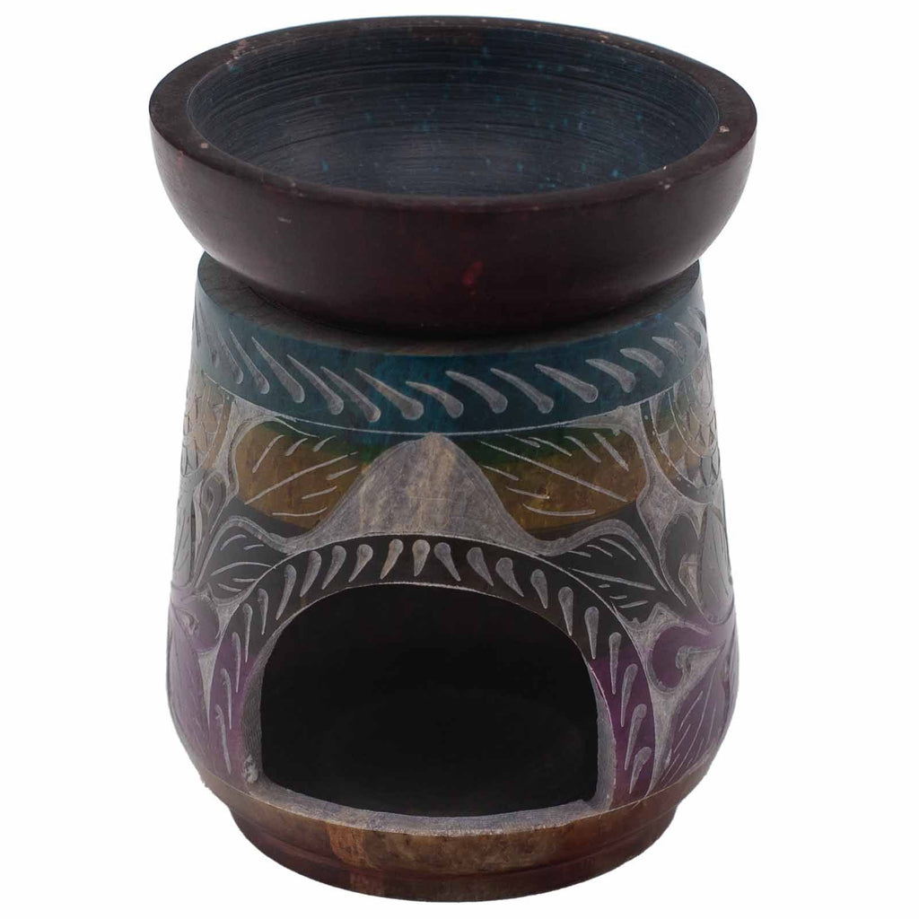 Large Elephant Soapstone Oil Burner in Five Stunning Colours