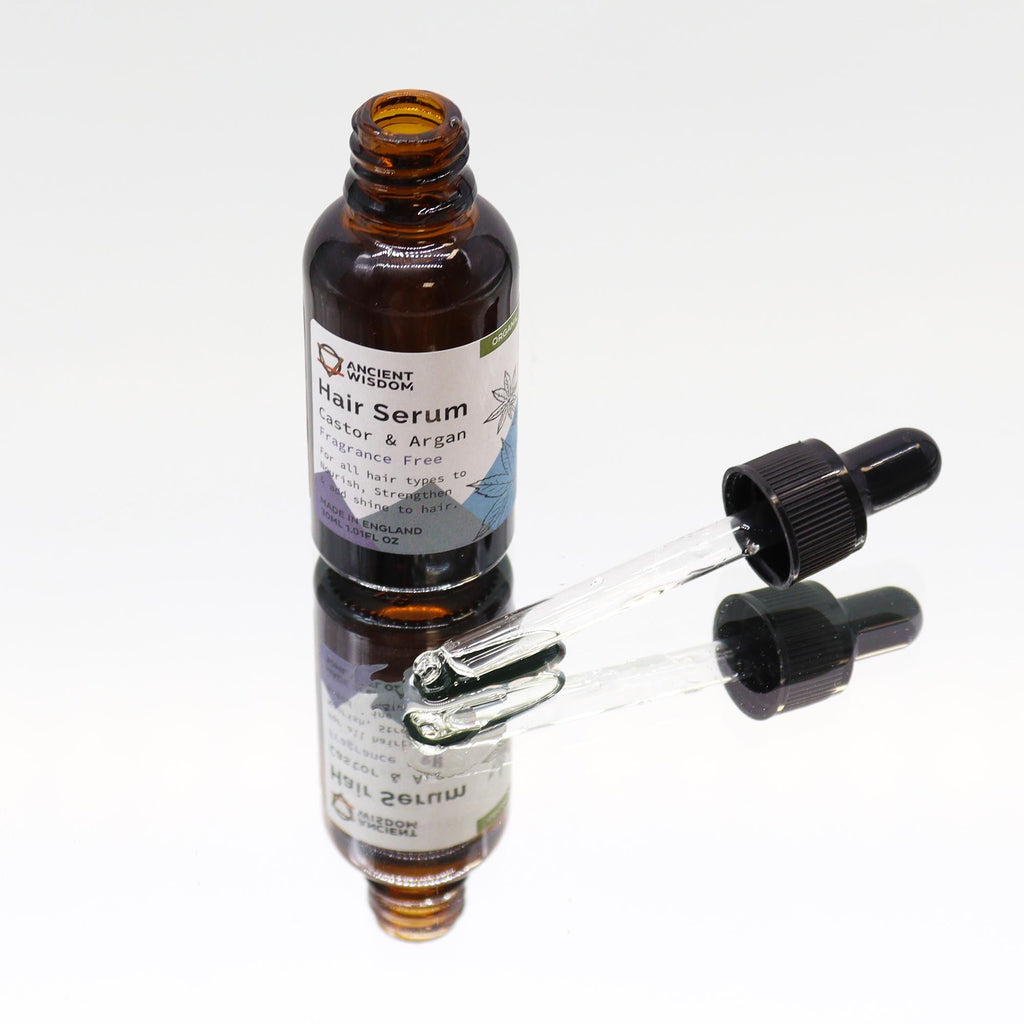Organic Hair Serum 30ml Unfragranced Nourishing Formula for Hair