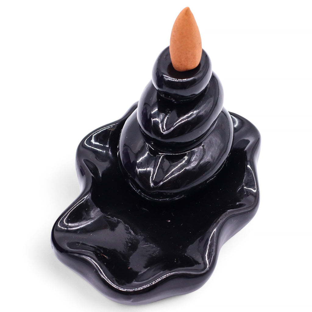 Pack of 10 Lavender Masala Backflow Incense Cones for Relaxation