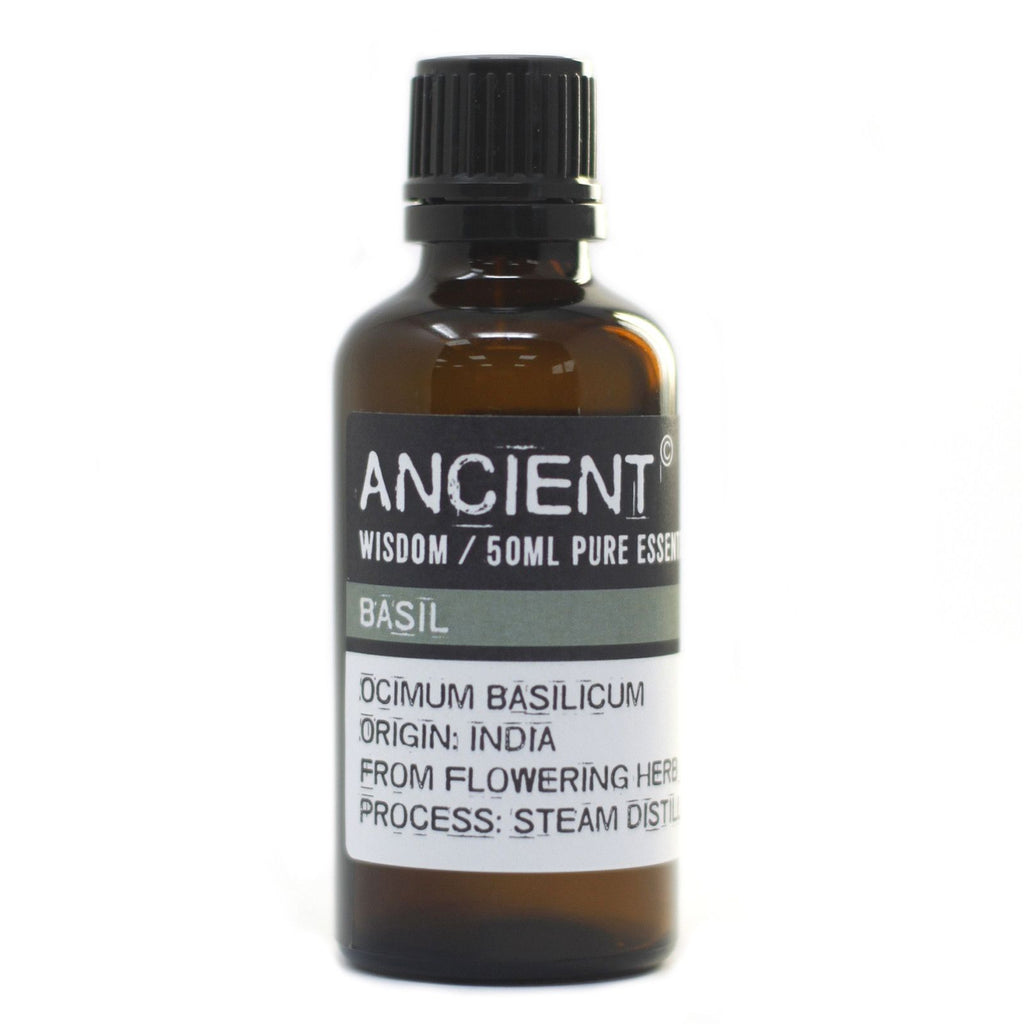 Basil Essential Oil 50ml for Refreshing Aroma and Clarity