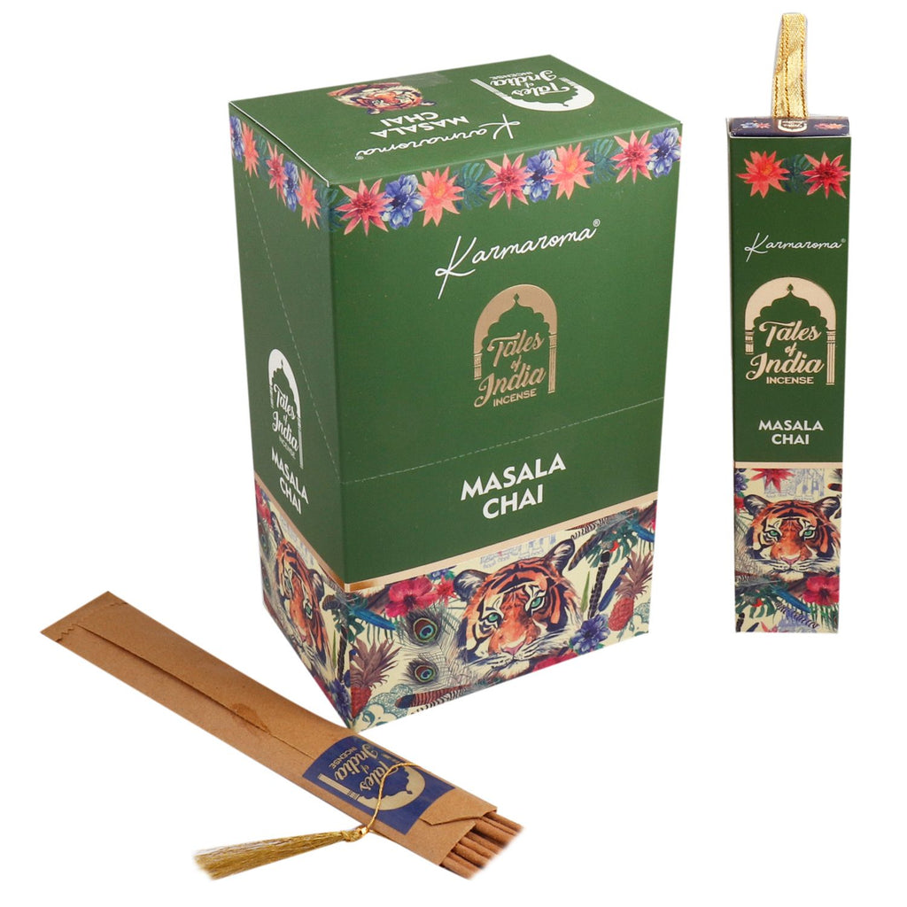 Tales of India Incense Sticks with Masala Chai Scent