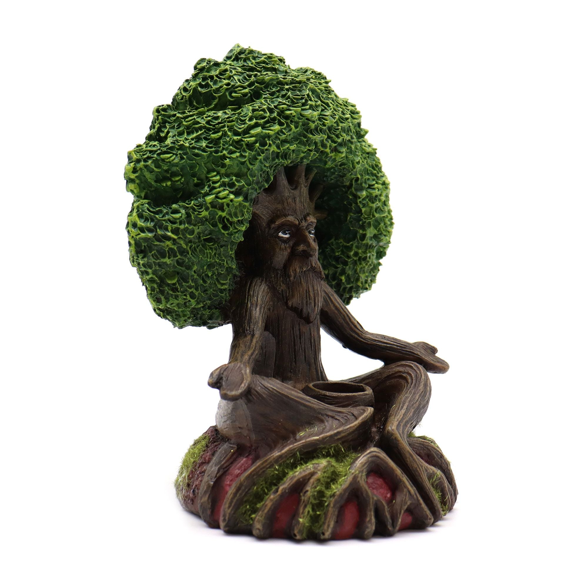 Wise Old Tree Man of the Forest Backflow Incense Burner for Relaxation