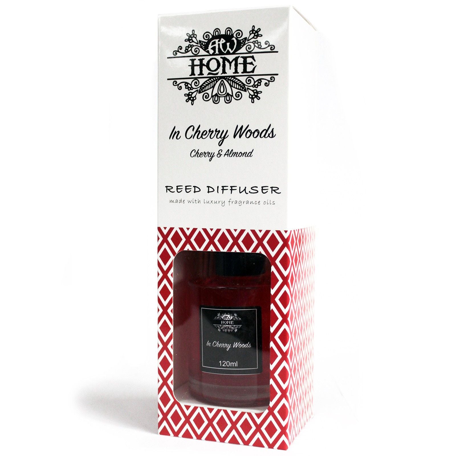 120ml Reed Diffuser in Enchanting Cherry Woods for Home Fragrance