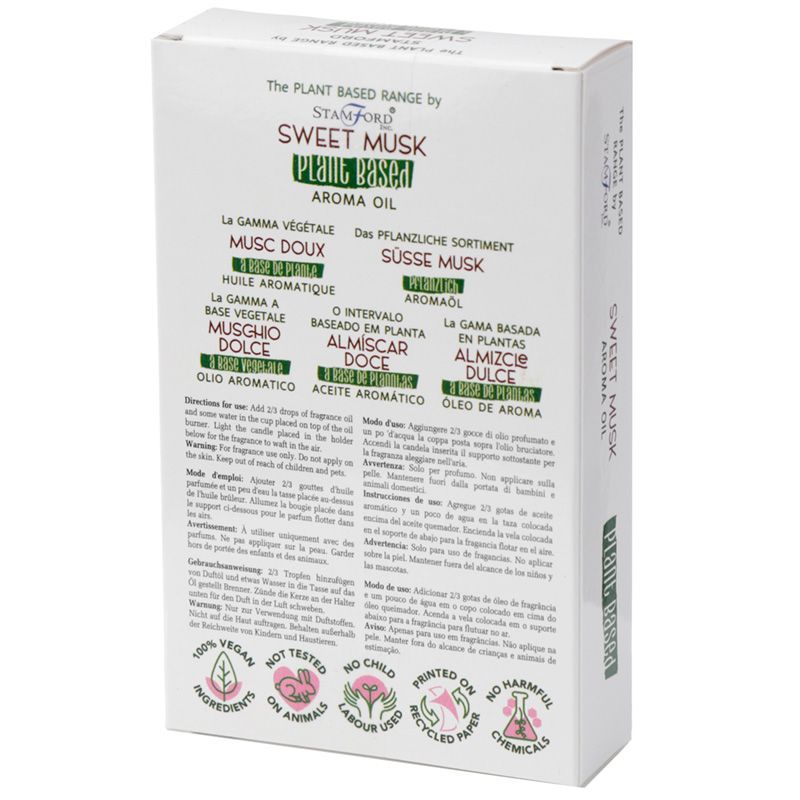 Plant Based Aroma Oil Sweet Musk for Home Fragrance and Candles