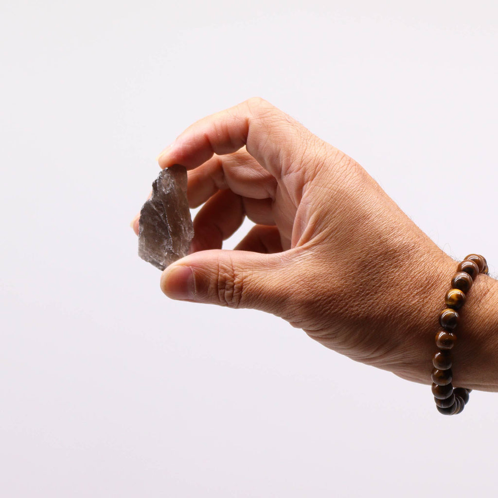 Raw Smoky Quartz Crystals (500g) for Grounding and Home Decor