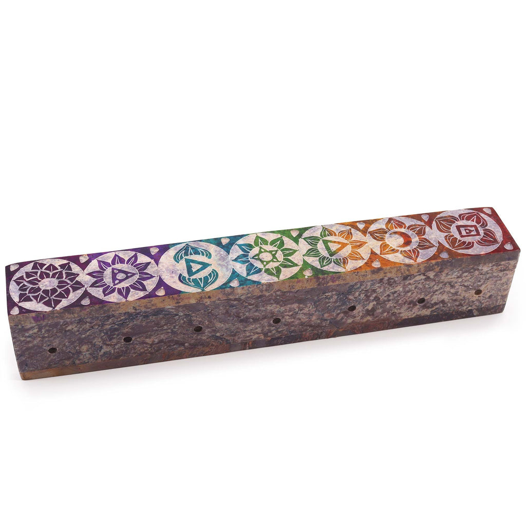Soapstone Incense Box with Smoke Holes for Elegant Home Decor